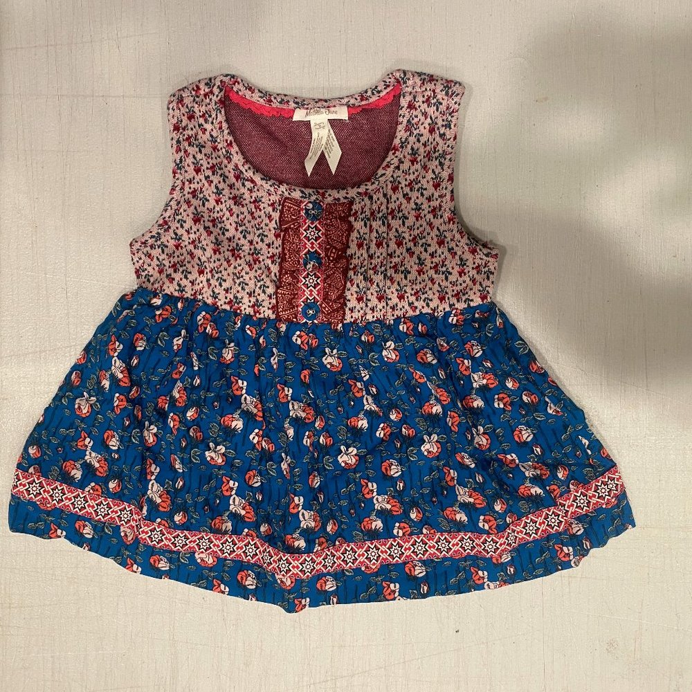 New !  Matilda Jane girls  tunic dress top size 2 y